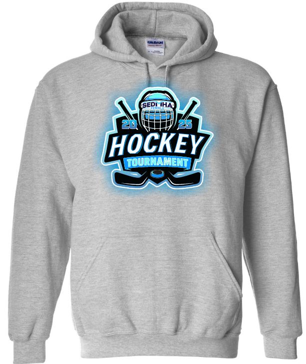 SEDMHA Female Hockey Tournament - Sport Grey SEDMHA Hoodie (Full Chest)