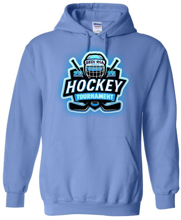 SEDMHA Female Hockey Tournament - Carolina Blue SEDMHA Hoodie (Full Chest)
