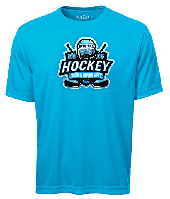 SEDMHA Female Hockey Tournament - Atomic Blue SEDMHA Short Sleeve Performance Shirt (Full Chest)