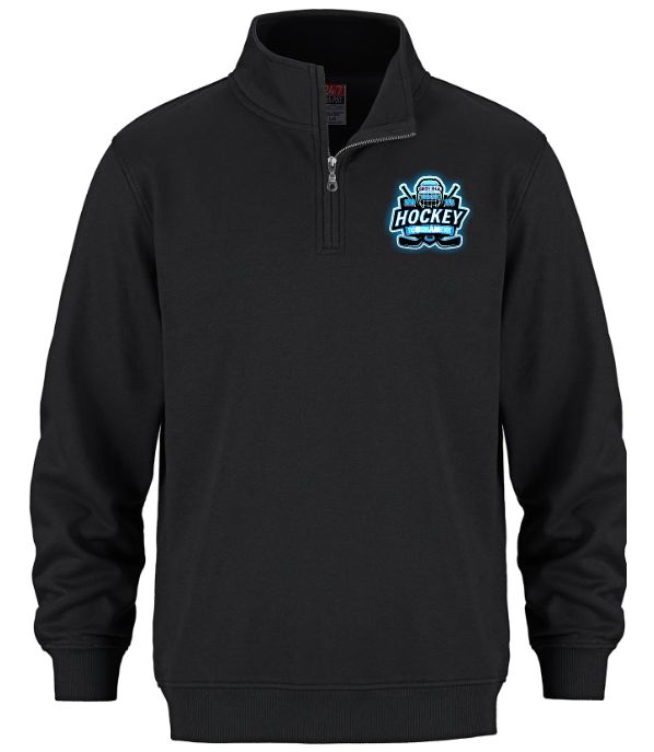 SEDMHA Female Hockey Tournament - Black Heather SEDMHA CSW 1/4 Zip Sweater (Full Chest)