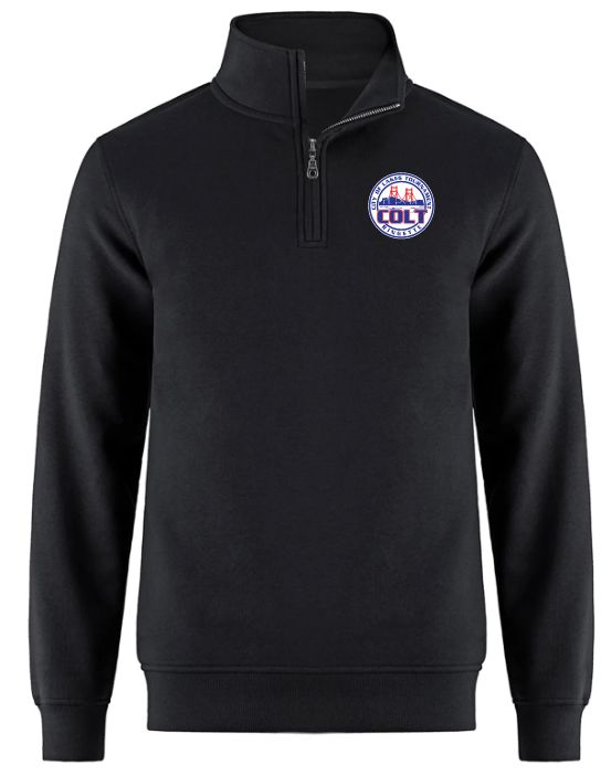 HCL - Black COLT CSW 1/4 Zip Sweater (Full Chest)