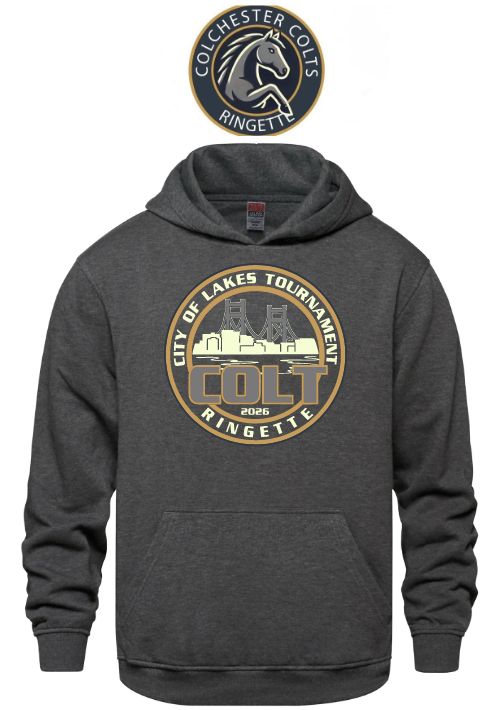 COLT - Colchester Colts COLT Vault Hoodie (Charcoal Heather Hoodie)
