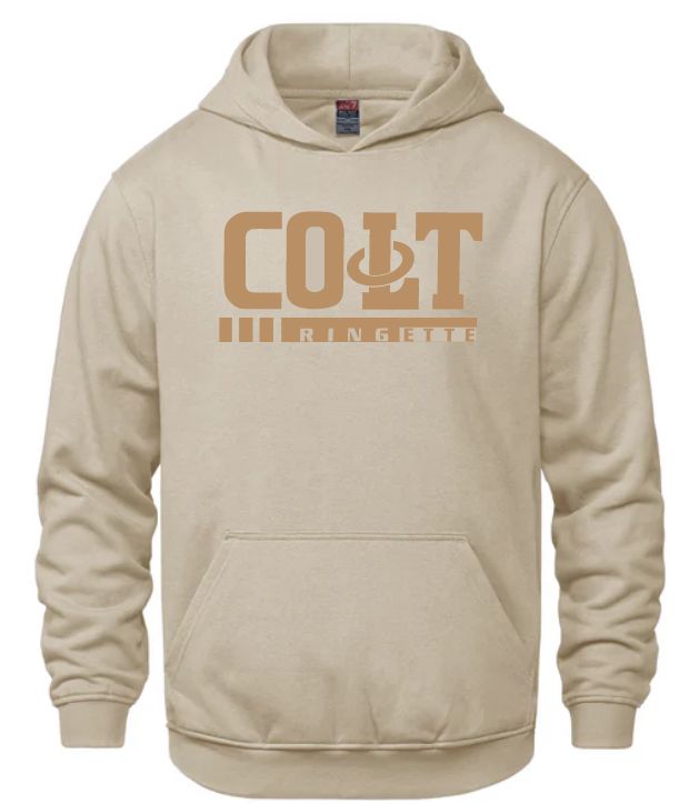 HCL - Sand COLT Ringette Vault Hoodie (Full Chest)