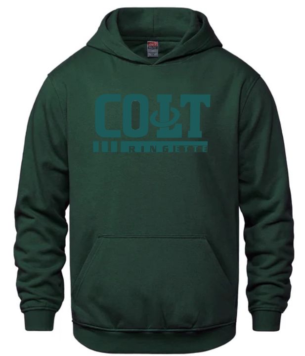 HCL - Forest Green COLT Ringette Vault Hoodie (Full Chest)