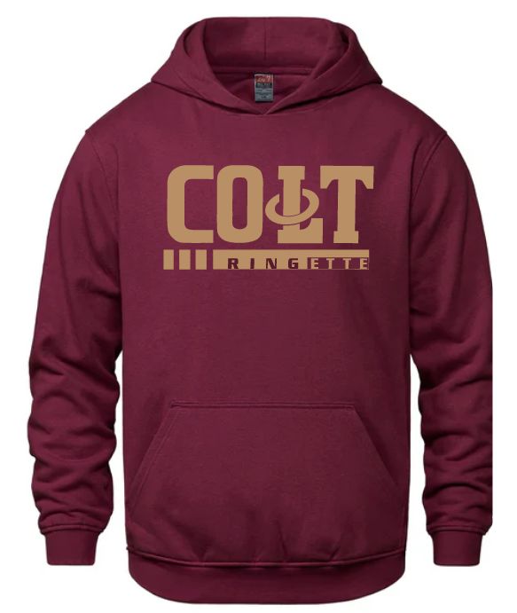 HCL - Maroon COLT Ringette Vault Hoodie (Full Chest)