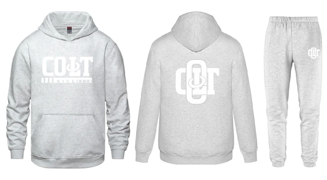 HCL - Ash Grey COLT Ringette Sweatsuit (Vault Hoodie &amp; Dash Sweatpants)