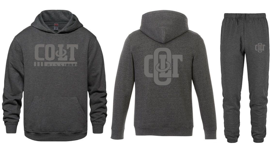 HCL - Charcoal Heather Grey COLT Ringette Sweatsuit (Vault Hoodie &amp; Dash Sweatpants)