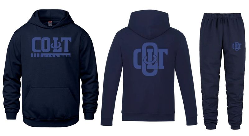 HCL - Navy COLT Ringette Sweatsuit (Vault Hoodie &amp; Dash Sweatpants)
