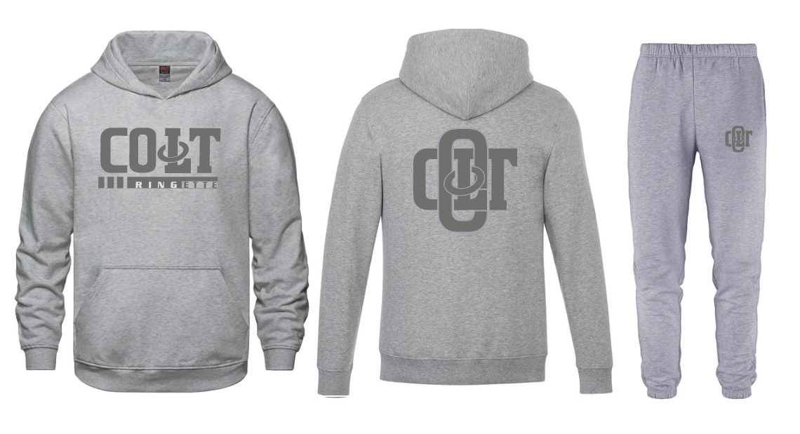 HCL - Athletic Heather Grey COLT Ringette Sweatsuit (Vault Hoodie &amp; Dash Sweatpants)