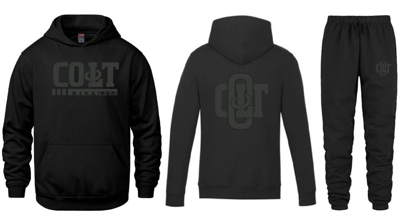 HCL - Black COLT Ringette Sweatsuit (Vault Hoodie &amp; Dash Sweatpants)