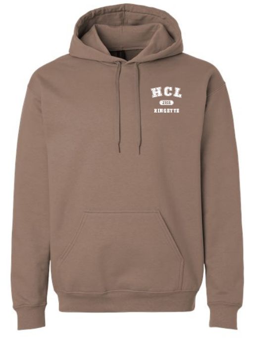 HCL - Brown Savana Softstyle HCL Ringette 2013 Hoodie (Left Chest)