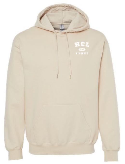 HCL - Sand Softstyle HCL Ringette 2013 Hoodie (Left Chest)
