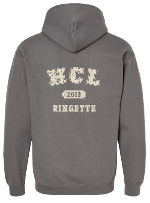 HCL - Charcoal Softstyle HCL Ringette 2013 Hoodie (Left Chest)