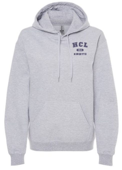 HCL - Sport Grey Softstyle HCL Ringette 2013 Hoodie (Left Chest)