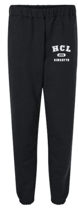 HCL - Black Softstyle HCL Ringette 2013 Sweatpants