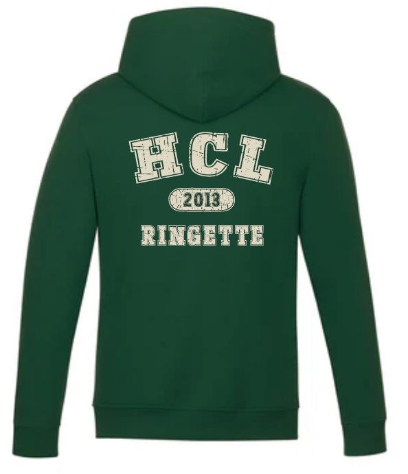 HCL - Forest Green HCL Ringette 2013 Vault Hoodie (Left Chest)