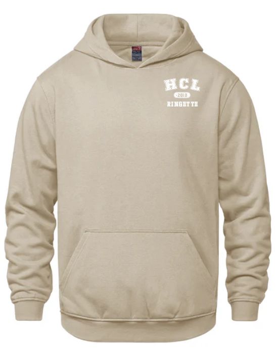 HCL - Sand HCL Ringette 2013 Vault Hoodie (Left Chest)