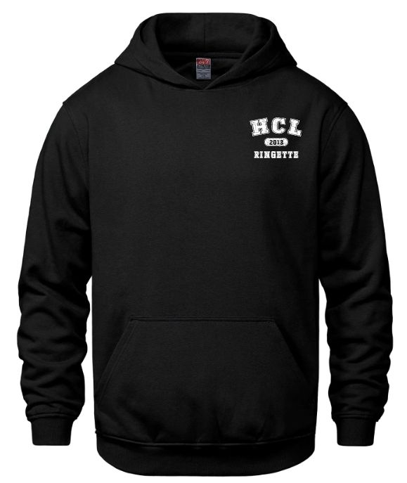 HCL - Black HCL Ringette 2013  Vault Hoodie (Left Chest)