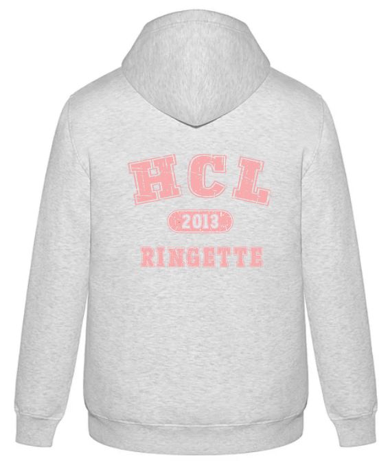 HCL - Ash Grey HCL Ringette 2013 Vault Hoodie (Left Chest)