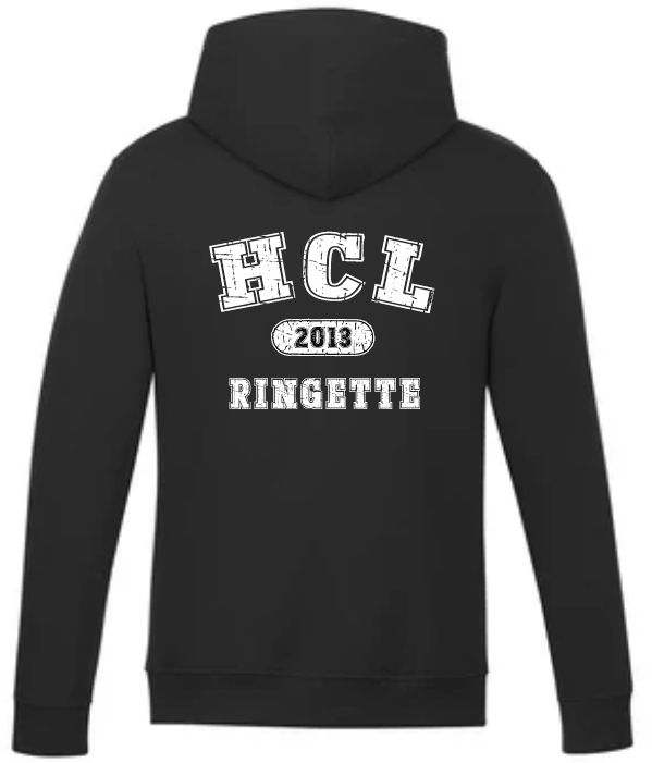 HCL - Black HCL Ringette 2013  Vault Hoodie (Left Chest)