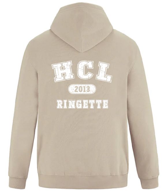 HCL - Sand HCL Ringette 2013 Vault Hoodie (Left Chest)