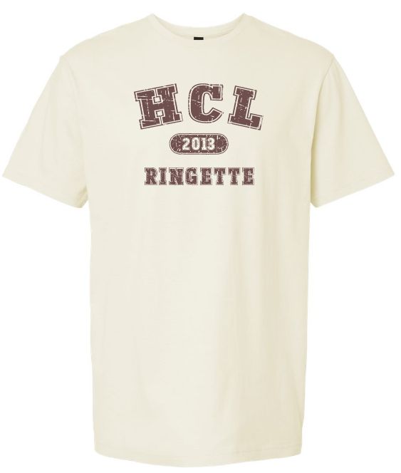 HCL - Off White Softstyle HCL Ringette 2013 T-Shirt (Full Chest)