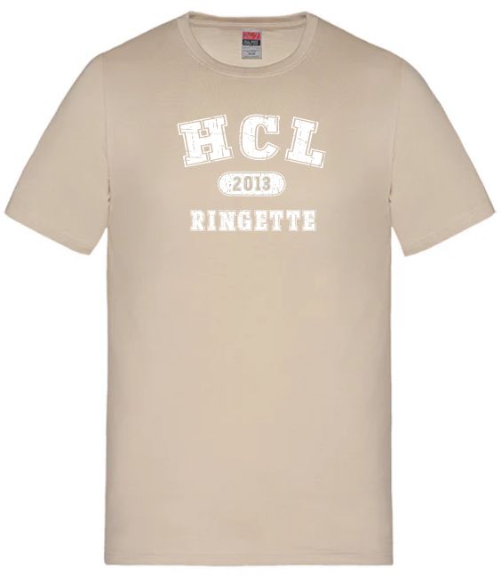 HCL - Sand Parkour HCL Ringette 2013 T-Shirt (Full Chest)