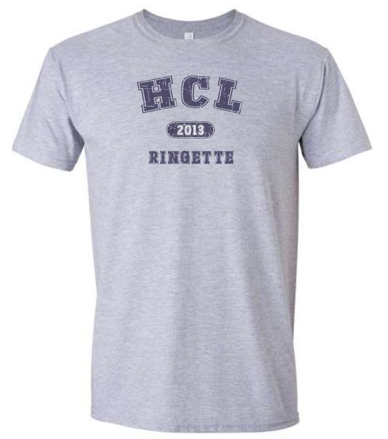 HCL - Sport Grey Softstyle HCL Ringette 2013 T-Shirt (Full Chest)