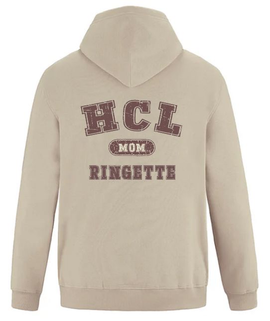HCL - Sand HCL Ringette Mom Vault Hoodie (Left Chest)
