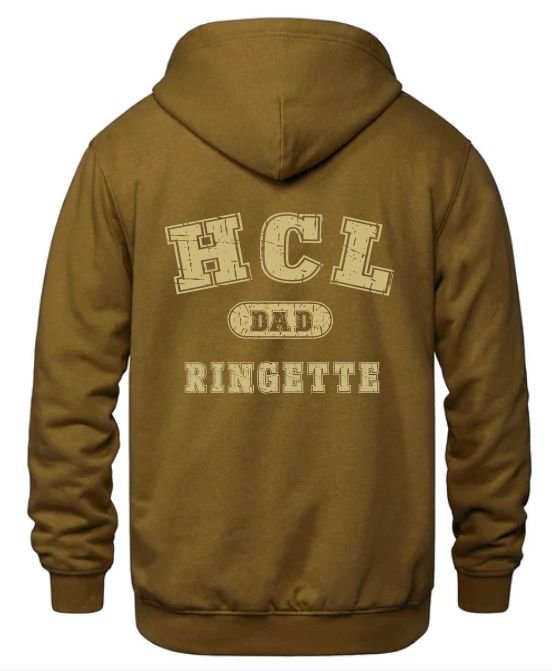 HCL - Caramel HCL Ringette Dad Vault Hoodie (Left Chest)