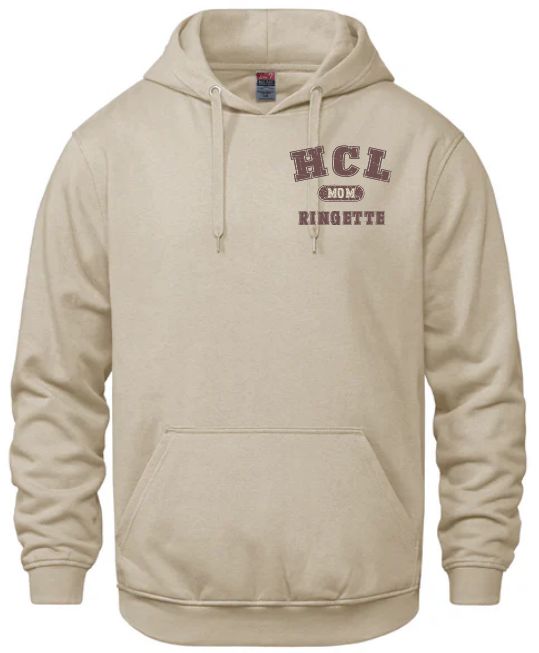 HCL - Sand HCL Ringette Mom Vault Hoodie (Left Chest)