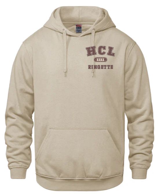 HCL - Sand HCL Ringette Nana Hoodie (Left Chest)