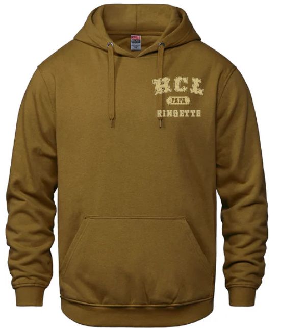 HCL - Caramel HCL Ringette Papa Hoodie (Left Chest)