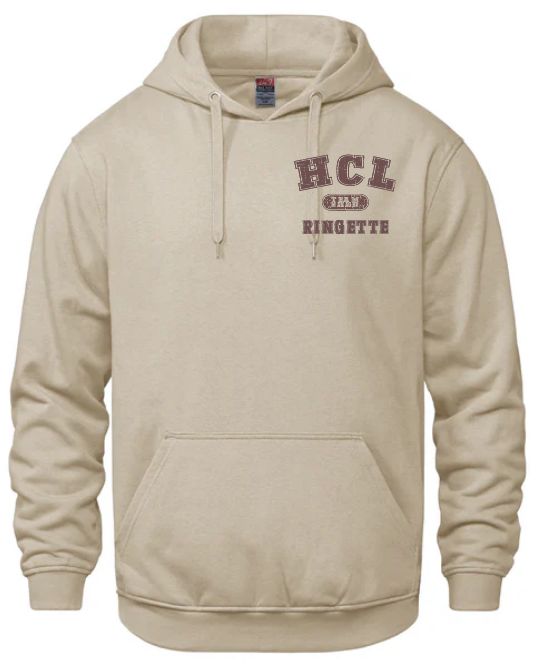 HCL - Sand HCL Ringette Team Manager Hoodie (Left Chest)