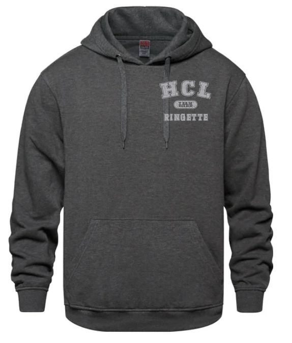 HCL - Charcoal Heather HCL Ringette Team Manager Hoodie (Left Chest)