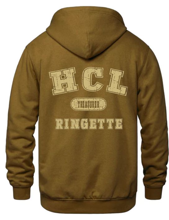 HCL - Caramel HCL Ringette Treasurer Hoodie (Left Chest)