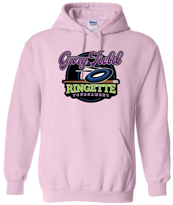 Gary Field Ringette Tournament - Light Pink Hoodie (Full Chest)