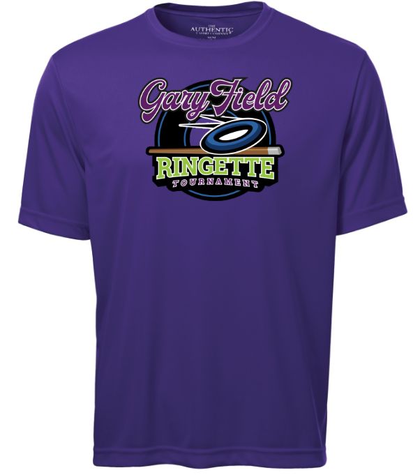 Gary Field Ringette Tournament - Purple Short Sleeve Performance Shirt (Full Chest)