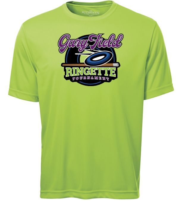 Gary Field Ringette Tournament - Lime Shock Short Sleeve Performance Shirt (Full Chest)
