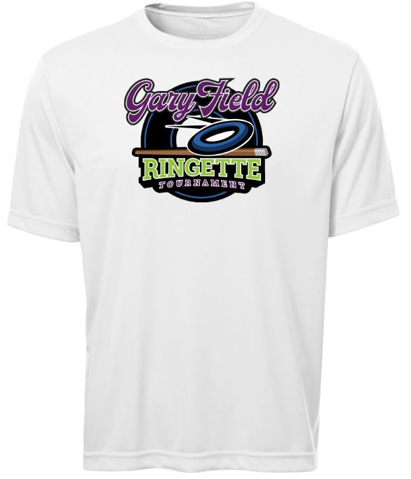 Gary Field Ringette Tournament - White Short Sleeve Performance Shirt (Full Chest)