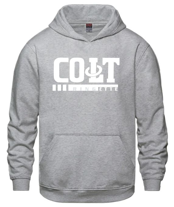 HCL - Athletic Heather Grey COLT Ringette Vault Hoodie (Full Chest)