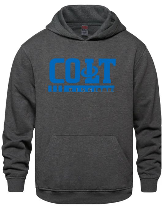 HCL - Charcoal Heather COLT Ringette Vault Hoodie (Full Chest)