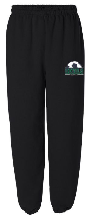 Island View High School - Black Devils Soccer Sweatpants