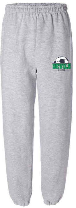 Island View High School - Sport Grey Devils Soccer Sweatpants