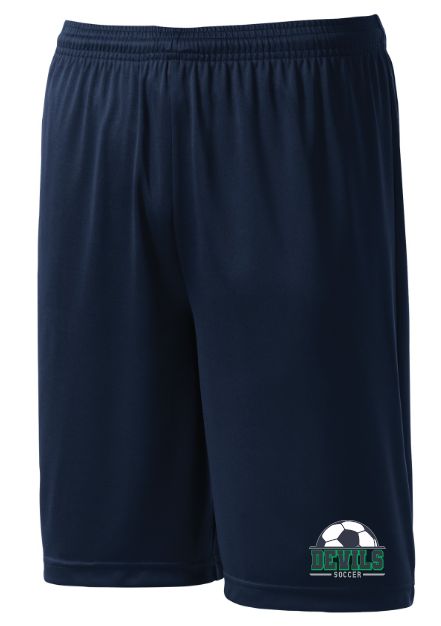 Island View High School - Navy Devils Soccer Shorts