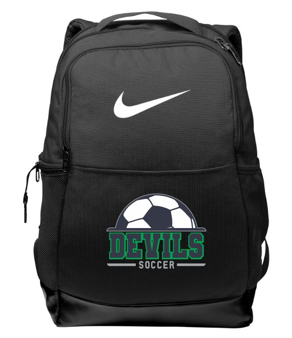 Island View High School - Black Devils Soccer Nike Backpack