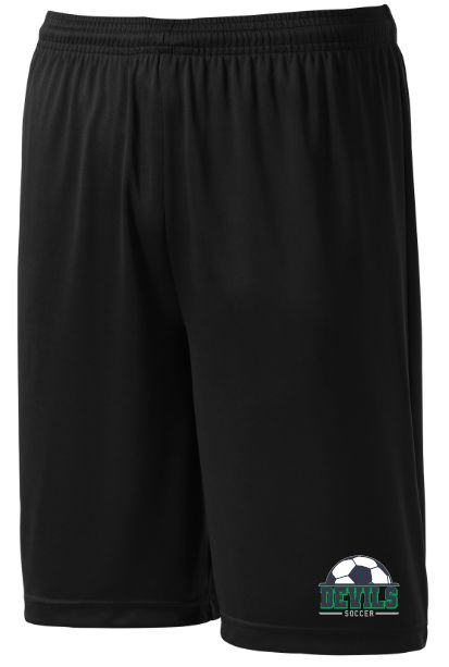 Island View High School - Black Devils Soccer Shorts