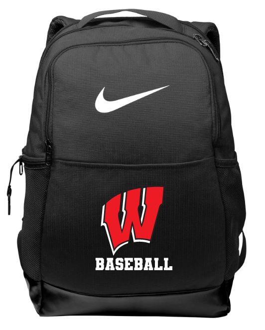 Halifax West High School - Black W Baseball Nike Backpack