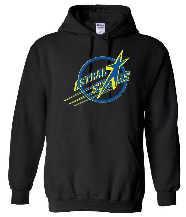 Astral Drive Elementary School - Black Astral Drive Elementary Logo Hoodie (Full Chest)