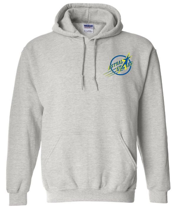 Astral Drive Elementary School - Sport Grey Astral Drive Elementary Logo Hoodie (Left Chest)